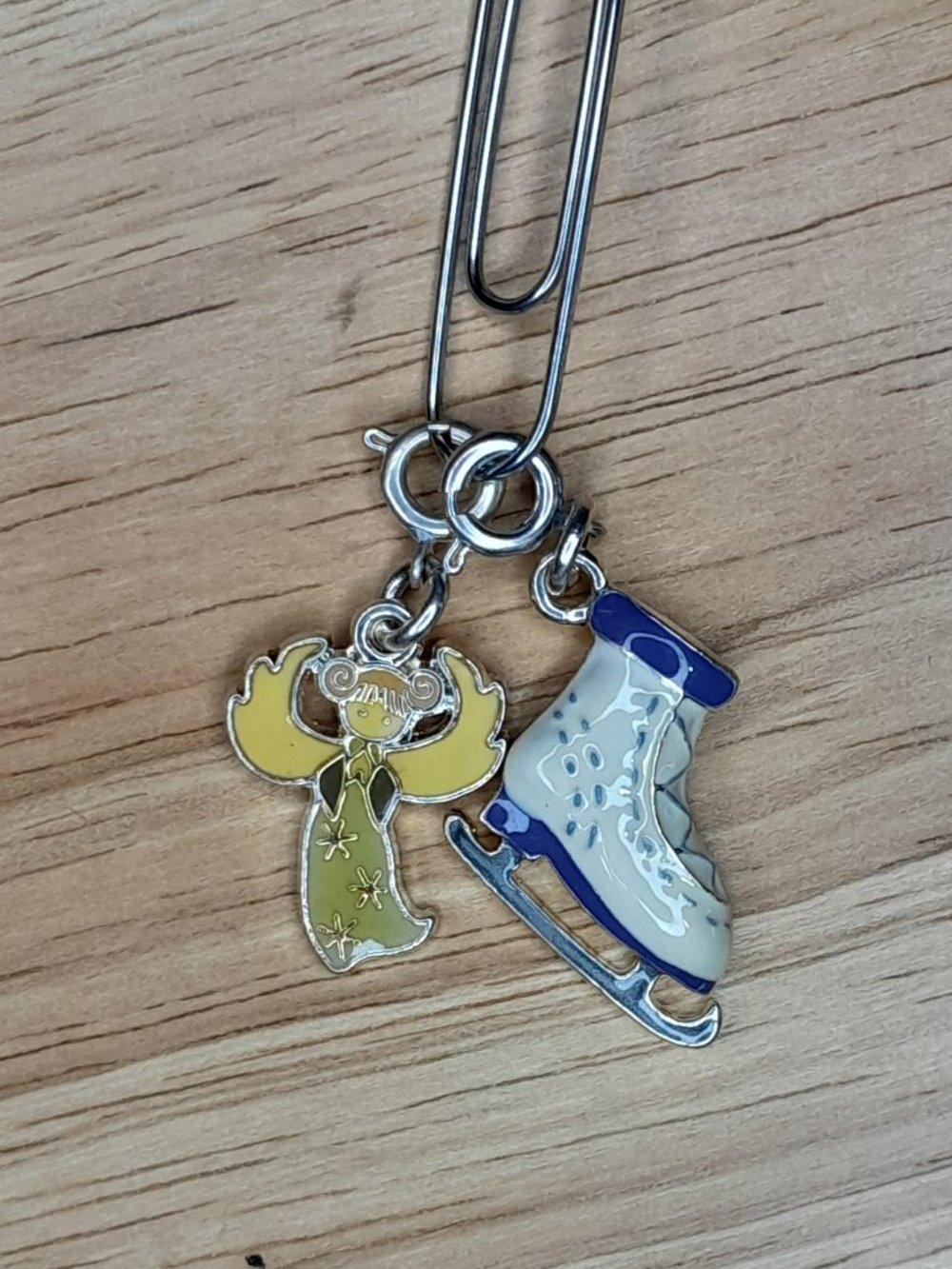 Gymboree Angel & Skate Charms Vintage 2005 Winter Princess Line